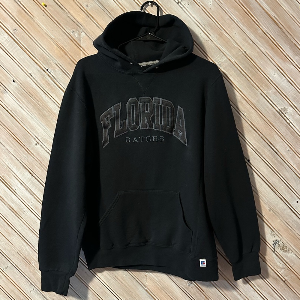 Russell Athletic Black Florida Gators Hoodie University Of Florida Embroidered